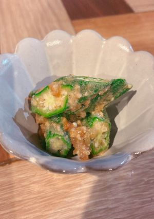 作り置きにも★オクラの梅肉和え-レシピのメイン写真
