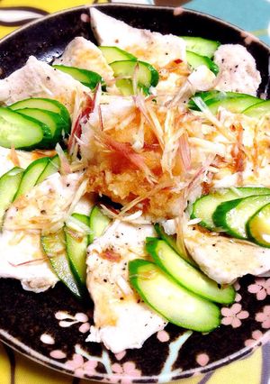 つるん鶏むね肉ときゅうりのおろしポン酢♪-レシピのメイン写真