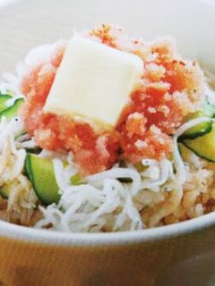 明太バターしらす丼-レシピのメイン写真