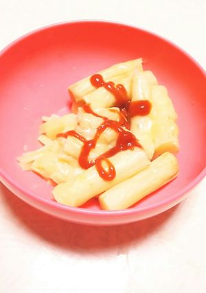 ホワイトアスパラケチャップチーズサラダ-レシピのメイン写真