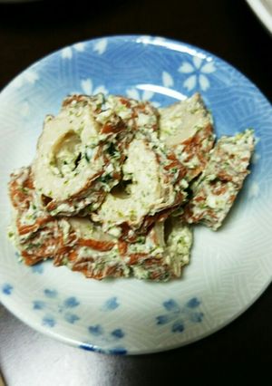簡単！ちくわのクリームチーズあえ-レシピのメイン写真