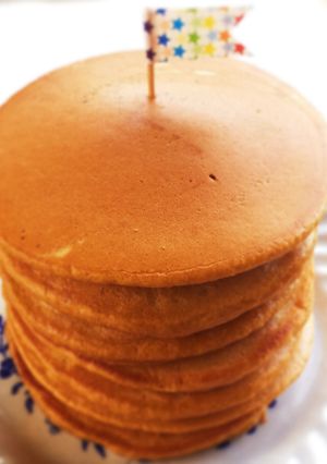 ヘルシー☆人参ときな粉のホットケーキ♪-レシピのメイン写真