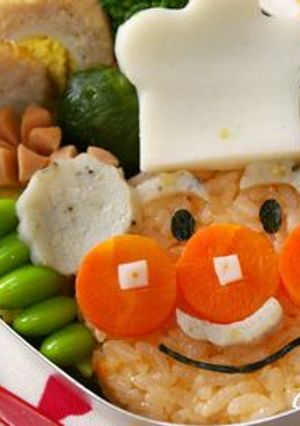 ジャムおじさん弁当（キャラ弁）-レシピのメイン写真