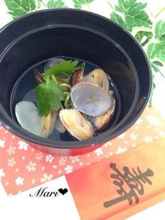 あさりのお吸い物♥︎*-レシピのメイン写真
