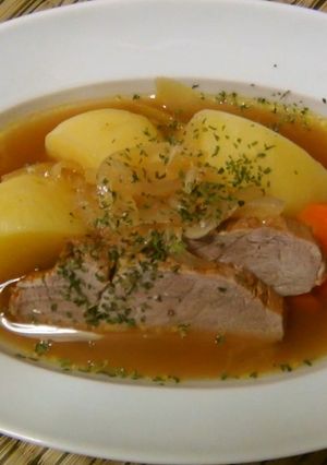 豚ももブロックの梅酒煮-レシピのメイン写真