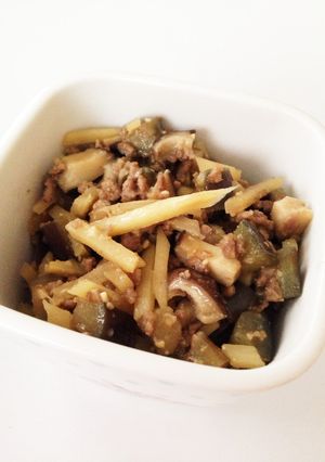 なすの肉味噌炒め-レシピのメイン写真