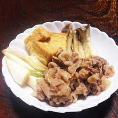 豚肉と厚揚げの煮物-レシピのメイン写真