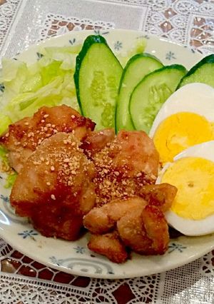 簡単!ご飯がすすむ!鶏肉のごまダレ焼き-レシピのメイン写真