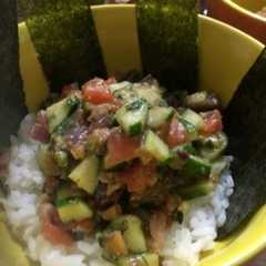 รูปของ テレビで見たまかない丼