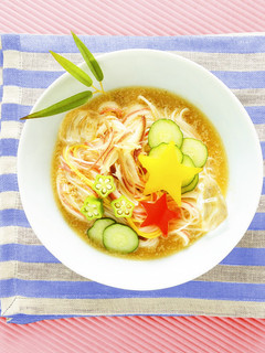 さっぱり冷や汁風♪七夕そうめん☆-レシピのメイン写真