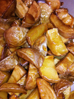 新じゃがでホクホク揚げ煮♪甘辛味♪-レシピのメイン写真