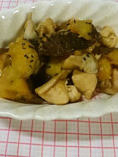 さつま芋と鶏肉の甘辛煮-レシピのメイン写真