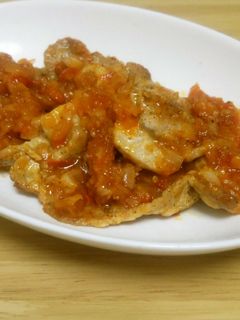 トマトと玉ねぎソースのポークソテー-レシピのメイン写真