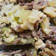 なす・キャベツとひき肉炒め