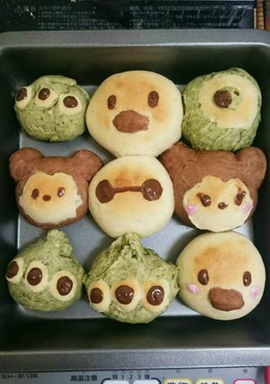 【ちぎりパン】ツムツムパン-レシピのメイン写真