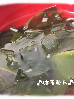 簡単わかめスープ-レシピのメイン写真
