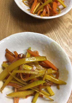 ２色のにんじんのきんぴら-レシピのメイン写真