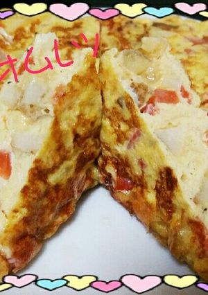 フライドポテトでスパニッシュオムレツ-レシピのメイン写真