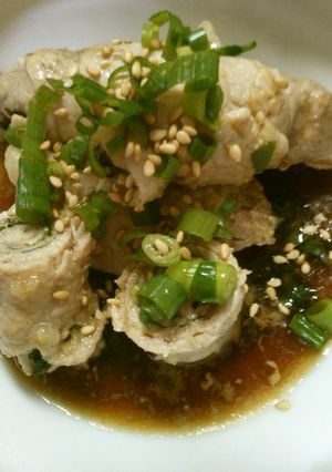 簡単さっぱり！　レンジで 豚肉の大葉巻き-レシピのメイン写真