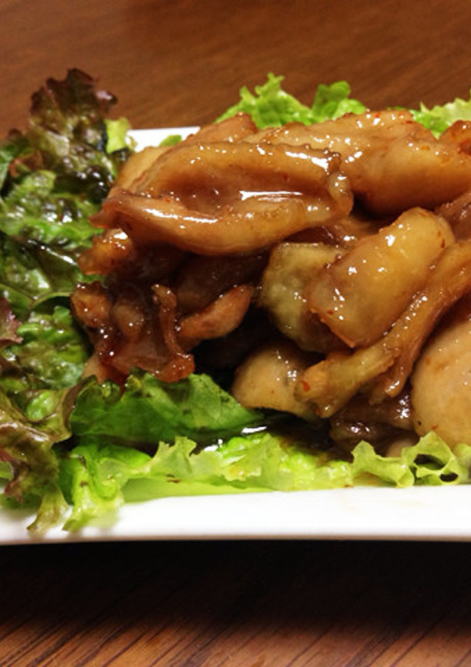 鶏皮の甘辛炒め-レシピのメイン写真