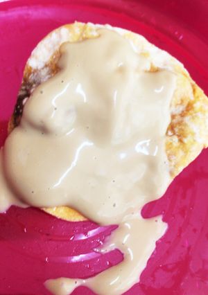 自家製餃子の皮でマヨソースせんべい-レシピのメイン写真
