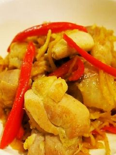 鶏肉と切干大根のカレー炒め-レシピのメイン写真