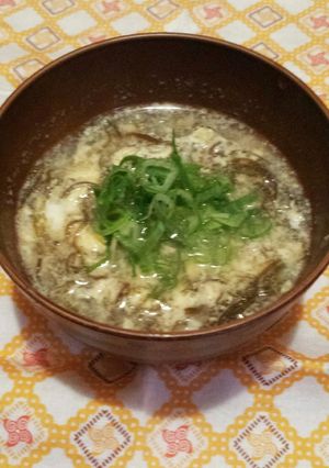 生姜でポカポカ もずくのスープ。-レシピのメイン写真