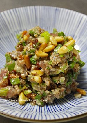 梅干しでさっぱり☆鰹のなめろう-レシピのメイン写真