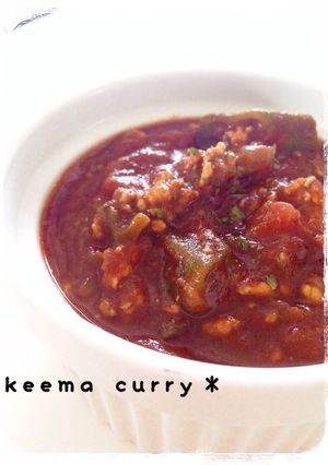 夏野菜でスパイシーキーマカレー-レシピのメイン写真