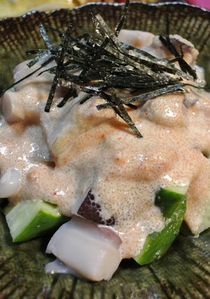 明太マヨのたことキュウリのおつまみ!-レシピのメイン写真