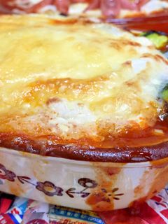 ナスのミートグラタン豆腐トロロのせ-レシピのメイン写真