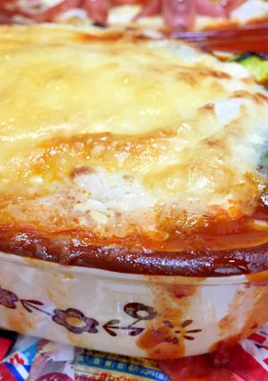 ナスのミートグラタン豆腐トロロのせ-レシピのメイン写真