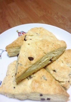 チョコチップスコーン-レシピのメイン写真