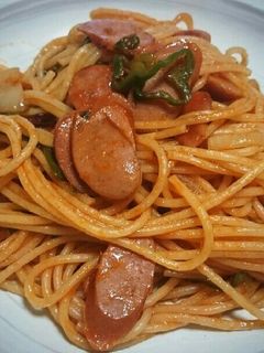 ピリ辛ソーセージナポリタン-レシピのメイン写真