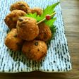 鶏と卯の花のだんご揚げ