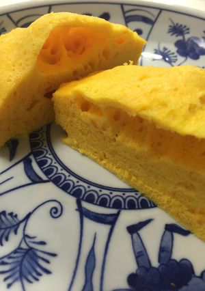 離乳食 油・砂糖無し にんじん蒸しパン☆-レシピのメイン写真