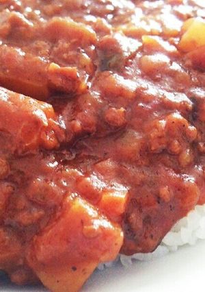 市販のルーとトマト缶で簡単キーマカレー-レシピのメイン写真