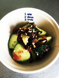 簡単!おつまみにも!キュウリの梅昆布和え-レシピのメイン写真