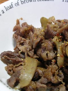 簡単!ごぼうと牛肉の炒め物-レシピのメイン写真