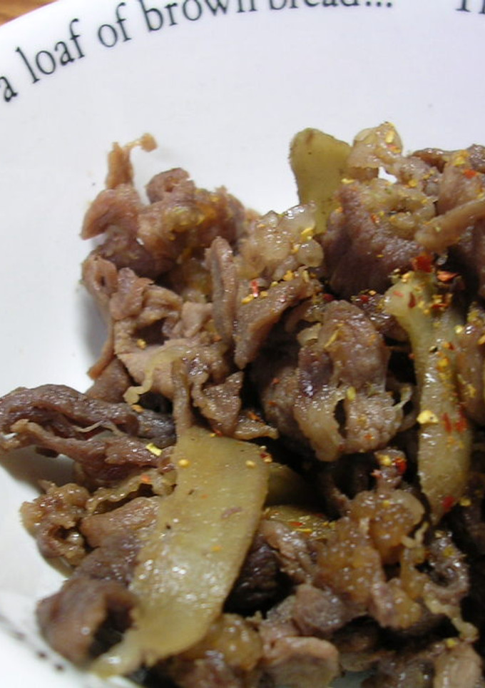 簡単！ごぼうと牛肉の炒め物-レシピのメイン写真