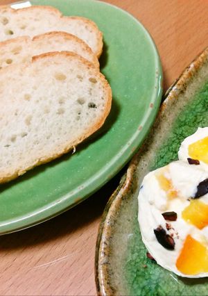 カカオ豆とオレンジピールのチーズ-レシピのメイン写真