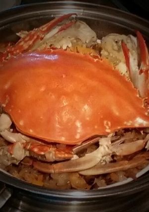 蟹 おこわ 台湾風-レシピのメイン写真