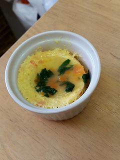 離乳食後期☆レンジde茶碗蒸し-レシピのメイン写真