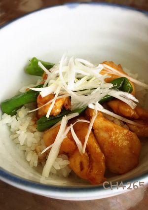 鶏ささみでジューシー焼き鳥丼-レシピのメイン写真