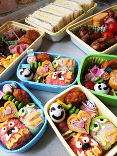 ガチャピンムックお弁当-レシピのメイン写真