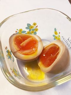 糖質制限 MEC食 味付き玉子-レシピのメイン写真