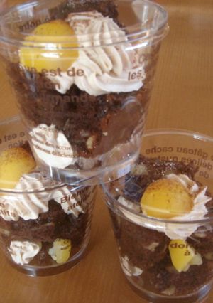 チョコブラウニーパフェ-レシピのメイン写真