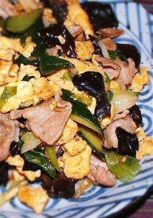 豚肉と玉子きくらげの炒めもの(木須肉)-レシピのメイン写真