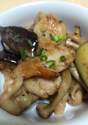 お惣菜アレンジ！鶏とナスのレモンソテー-レシピのメイン写真