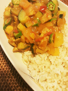 夏野菜のヘルシーカレー-レシピのメイン写真